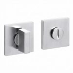 Nottolino Chiavistello WC Q6 Space Q Bassa Rosetta Quadra d.51x51x5h varie finiture  Olivari